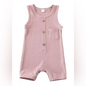 Romper for baby, pink color, for girls, size 12-18
